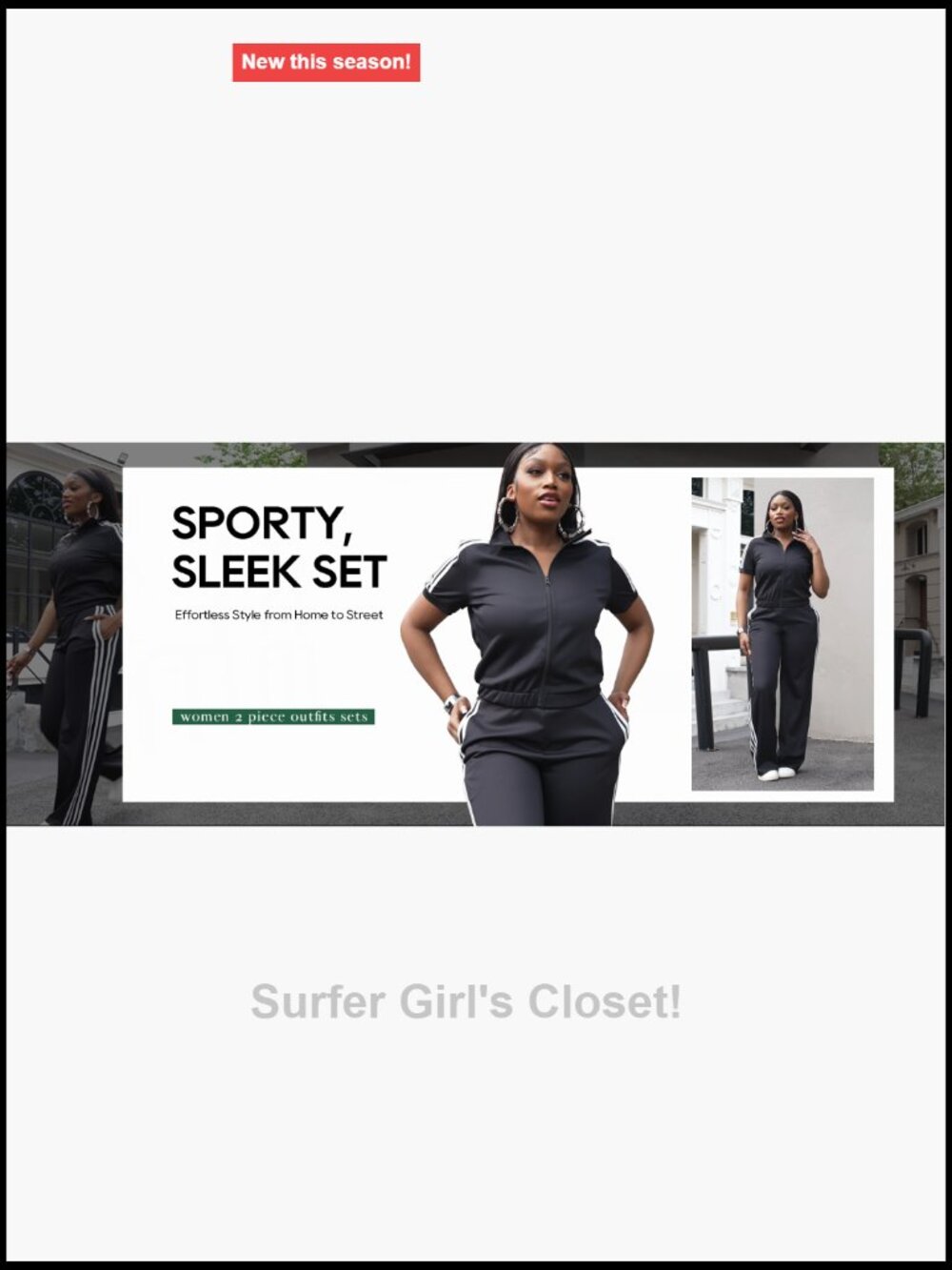 Two Piece Tracksuit Set Zip Up Polo Crop Top Flare Pants Athletic Casual Outfit - Picture 5 of 5